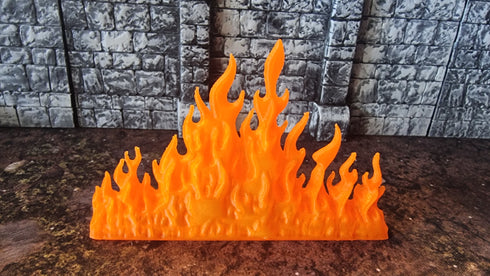 Wall of Fire - Translucent Orange